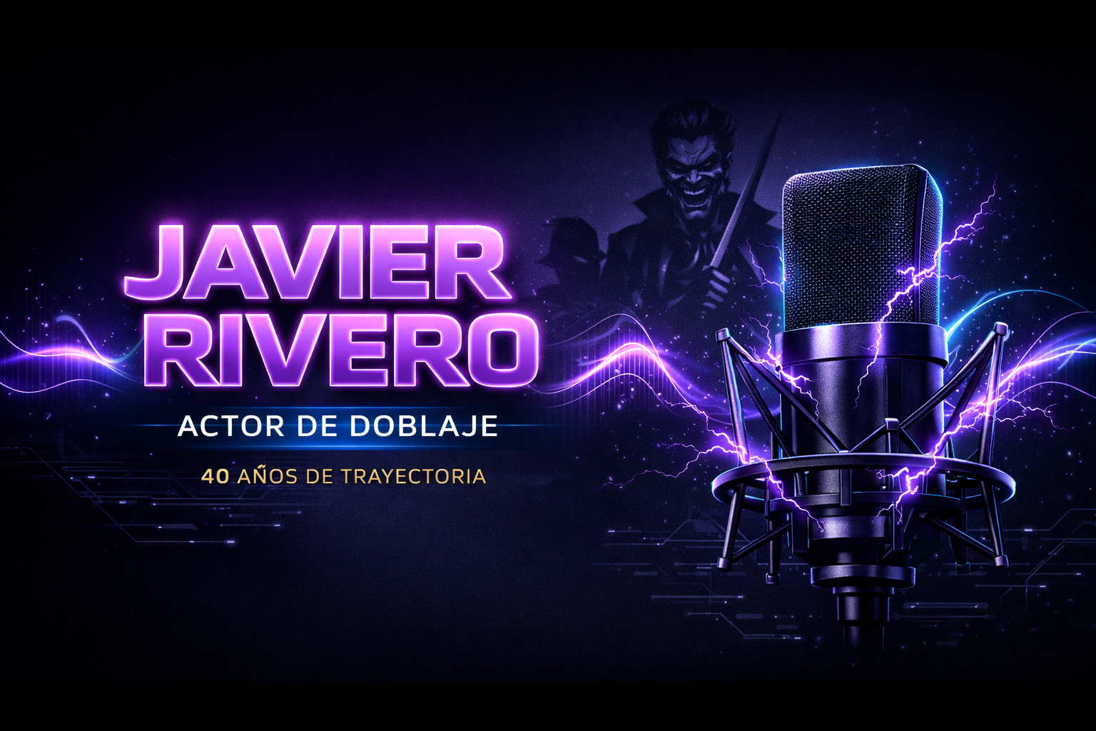 Doblaje Profesional Javier Rivero